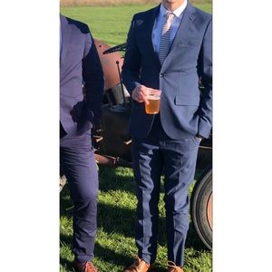 Mark’s & Spencer Limited Slim Suit - 36R - Blue